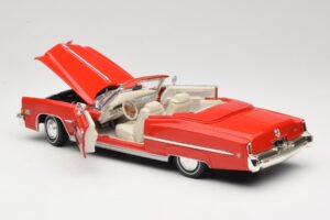 Cadillac Eldorado Kabriolet Červený Anson 1:18 30387 Kov – obrázok 5 z 8