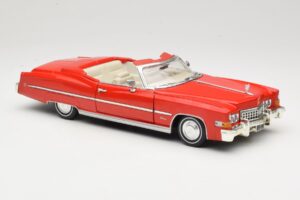 Cadillac Eldorado Kabriolet Červený Anson 1:18 30387 Kov – obrázok 6 z 8