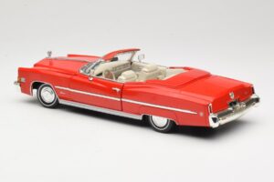 Cadillac Eldorado Kabriolet Červený Anson 1:18 30387 Kov – obrázok 7 z 8