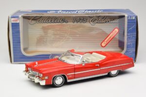 Cadillac Eldorado Kabriolet Červený Anson 1:18 30387 Kov – obrázok 8 z 8