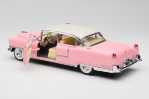Cadillac Fleetwood Elvis Presley Ružový MRC 1:18 LIC1000 Kov – obrázok 5 z 8