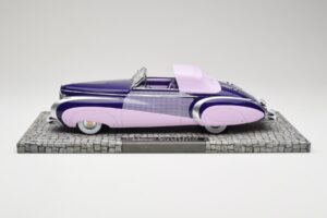 Cadillac Series 62 Kabriolet Ružový Minichamps 1:18 107148460 Kov
