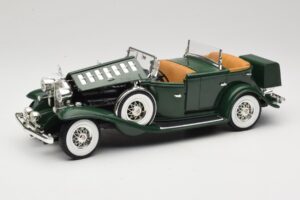 Cadillac Sport Phaeton Zelený Anson 1:18 30383 Kov – obrázok 2 z 9