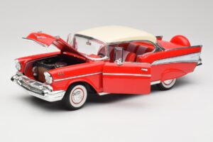 Chevrolet Bel Air Matador Červený & India Slonová Kosť Road Legends 1:18 92109 Kov – obrázok 2 z 8
