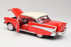 Chevrolet Bel Air Matador Červený & India Slonová Kosť Road Legends 1:18 92109 Kov – obrázok 5 z 8