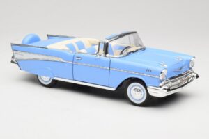Chevrolet Bel Air Kabriolet Modrý Road Signature 1:18 55/1/0863 Kov – obrázok 6 z 8