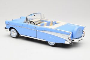Chevrolet Bel Air Kabriolet Modrý Road Signature 1:18 55/1/0863 Kov – obrázok 7 z 8
