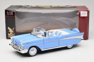 Chevrolet Bel Air Kabriolet Modrý Road Signature 1:18 55/1/0863 Kov – obrázok 8 z 8