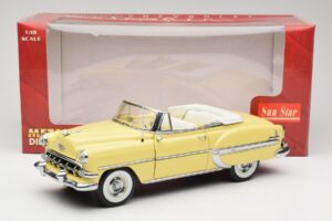 Chevrolet Bel Air Kabriolet Žltý Sun Star 1:18 1712 Kov – obrázok 8 z 8