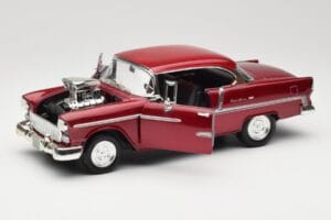 Chevrolet Bel Air Červený Motormax 1:18 73100TC-M1 Kov – obrázok 2 z 8