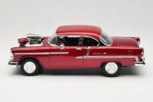 Chevrolet Bel Air Červený Motormax 1:18 73100TC-M1 Kov – obrázok 4 z 8