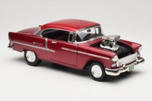 Chevrolet Bel Air Červený Motormax 1:18 73100TC-M1 Kov – obrázok 6 z 8