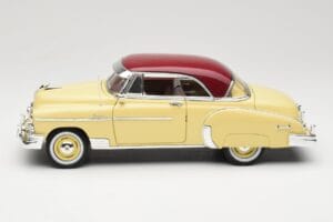 Chevrolet Bel Air Žltý & Červený Motormax 1:18 73111 Kov – obrázok 4 z 8
