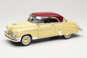 Chevrolet Bel Air Žltý & Červený Motormax 1:18 73111 Kov