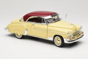 Chevrolet Bel Air Žltý & Červený Motormax 1:18 73111 Kov – obrázok 6 z 8