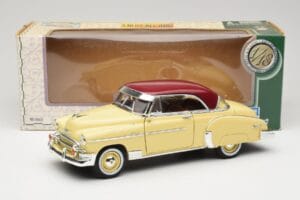 Chevrolet Bel Air Žltý & Červený Motormax 1:18 73111 Kov – obrázok 8 z 8