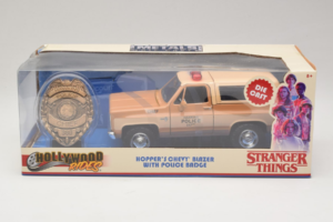 Chevrolet Blazer K5 Polícia Stranger Things Metals Diecast 1:24 31111-24 Kov
