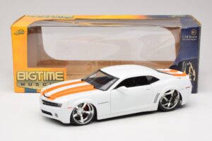 Chevrolet Camaro Concept Tuned Biely Jada 1:18 63014 Kov – obrázok 8 z 8
