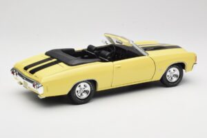 Chevrolet Chevelle SS 454 Žltý Maisto 1:18 531890 Kov – obrázok 3 z 8