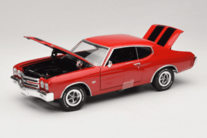 Chevrolet Chevelle SS Červený Jack Reacher Auto World 1:18 AWSS109/06 Kov – obrázok 2 z 8