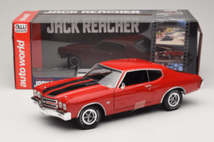 Chevrolet Chevelle SS Červený Jack Reacher Auto World 1:18 AWSS109/06 Kov – obrázok 8 z 8