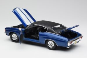Chevrolet Chevelle SS 454 Modrý Maisto 1:18 531886 Kov – obrázok 5 z 8