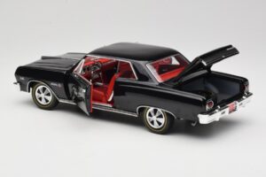 Chevrolet Chevelle Z-16 Čierny American Muscle 1:18 AMM1061/06 Kov – obrázok 5 z 8