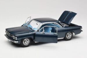 Chevrolet Corvair Tmavomodrý Sun Star 1:18 1482 Kov – obrázok 2 z 8