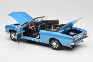 Chevrolet Corvair Monza Kabriolet Modrý Road Signature 1:18 92498 Kov – obrázok 5 z 8