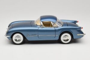 Chevrolet Corvette C1 Modrý Mira 1:18 6105 Kov – obrázok 4 z 8