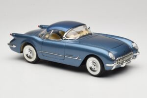 Chevrolet Corvette C1 Modrý Mira 1:18 6105 Kov – obrázok 6 z 8
