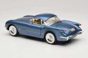 Chevrolet Corvette C1 Modrý Mira 1:18 6105 Kov – obrázok 7 z 8