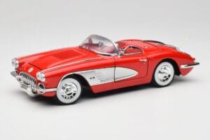 Chevrolet Corvette C1 Červený Motormax 1:18 73100TC Kov