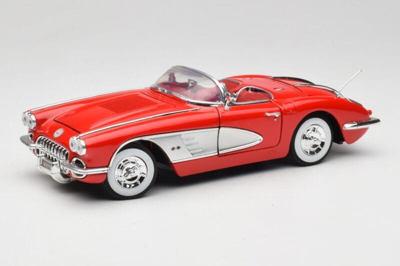 Chevrolet Corvette C1 Červený Motormax 1:18 73100TC Kov