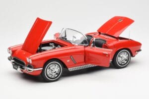 Chevrolet Corvette C1 Kabriolet Roman Červený AUTOart 1:18 71102 Kov – obrázok 2 z 8