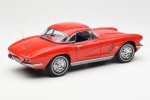 Chevrolet Corvette C1 Kabriolet Roman Červený AUTOart 1:18 71102 Kov – obrázok 3 z 8