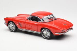 Chevrolet Corvette C1 Kabriolet Roman Červený AUTOart 1:18 71102 Kov – obrázok 7 z 8