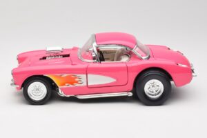 Chevrolet Corvette C1 Gasser Ružový Road Legends 1:18 92019-R1 Kov – obrázok 4 z 8