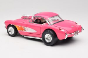 Chevrolet Corvette C1 Gasser Ružový Road Legends 1:18 92019-R1 Kov – obrázok 7 z 8