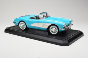 Chevrolet Corvette C1 Hard Top Modrý Solido 1:12 1202-M1 Kov – obrázok 6 z 8