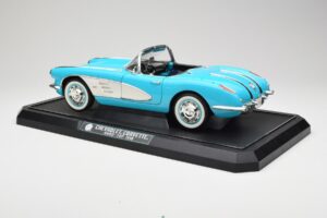 Chevrolet Corvette C1 Hard Top Modrý Solido 1:12 1202-M1 Kov – obrázok 7 z 8