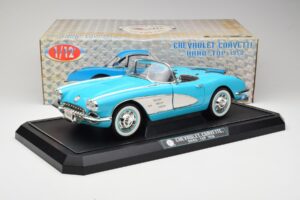 Chevrolet Corvette C1 Hard Top Modrý Solido 1:12 1202-M1 Kov – obrázok 8 z 8