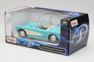 Chevrolet Corvette C1 Mätovo Zelený Maisto 1:24 31275 Kov – obrázok 3 z 3