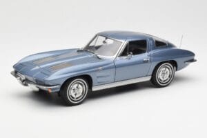 Chevrolet Corvette C2 Modrosivý Metalický AUTOart 1:18 71182 Kov