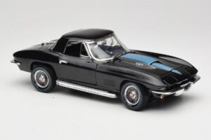Chevrolet Corvette C2 Čierny American Muscle 1:18 AMM1099/06 Kov – obrázok 6 z 8