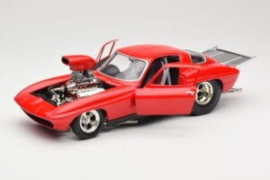 Chevrolet Corvette C3 Dragster Červený Hot Wheels 1:18 29226 Kov – obrázok 2 z 8