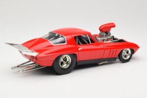 Chevrolet Corvette C3 Dragster Červený Hot Wheels 1:18 29226 Kov – obrázok 3 z 8