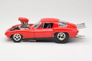 Chevrolet Corvette C3 Dragster Červený Hot Wheels 1:18 29226 Kov – obrázok 4 z 8