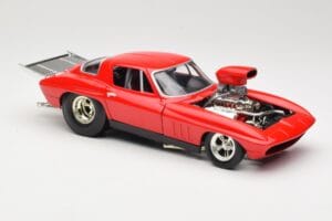 Chevrolet Corvette C3 Dragster Červený Hot Wheels 1:18 29226 Kov – obrázok 6 z 8