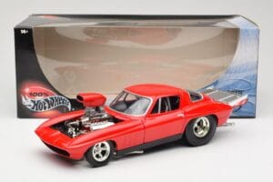 Chevrolet Corvette C3 Dragster Červený Hot Wheels 1:18 29226 Kov – obrázok 8 z 8